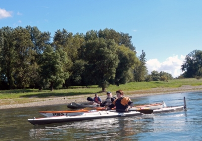 Abpaddeln auf dem Rhein 27.09.2015_13